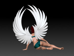 Angel 3D 打印模型