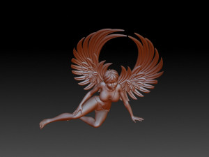Angel 3D 打印模型