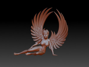 Angel 3D 打印模型