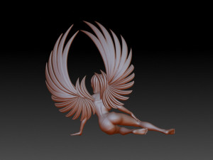Angel 3D 打印模型