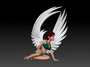 Angel 3D 打印模型