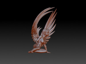 Angel 3D 打印模型