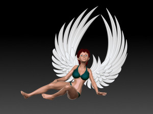 Angel 3D 打印模型