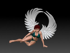 Angel 3D 打印模型