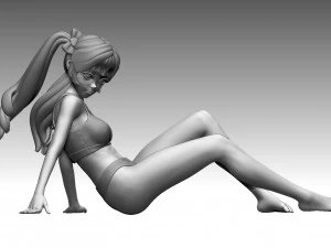 Woman 3D Print Model