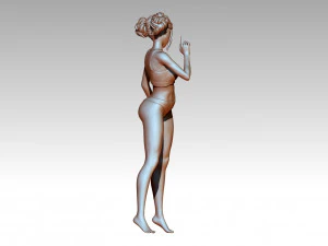 여성 3D 프린트 모델