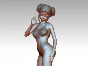 여성 3D 프린트 모델