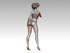 여성 3D 프린트 모델