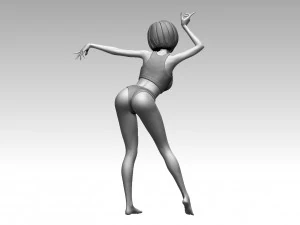 Woman 3D Print Model