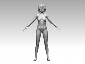 Woman 3D 打印模型