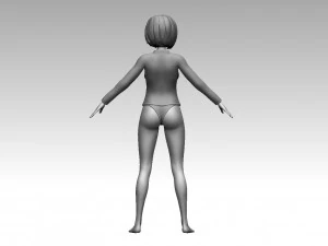 Mujer Modelo de impresión 3D
