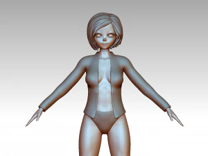 Mujer Modelo de impresión 3D