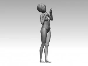 여성 3D 프린트 모델