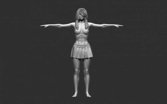 Woman Modelo de Impressão 3D .c4d .max .obj .3ds .fbx .stl .blend 