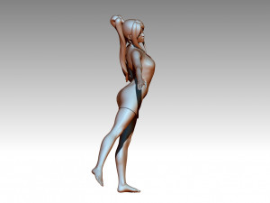 Woman Ballet Dancer Modèles 3D en vedette