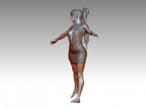 Woman Ballet Dancer Modèles 3D en vedette