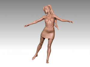 Woman Ballet Dancer Modèles 3D en vedette