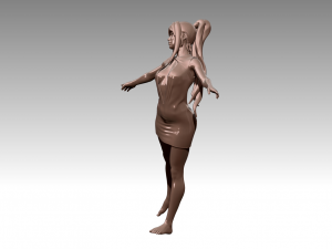 Woman Ballet Dancer Modèles 3D en vedette