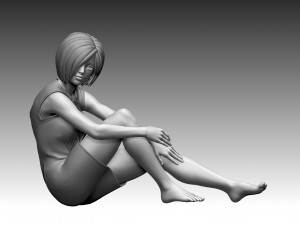 Woman 3D-Druckmodell