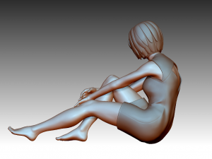 Woman 3Dプリントモデル