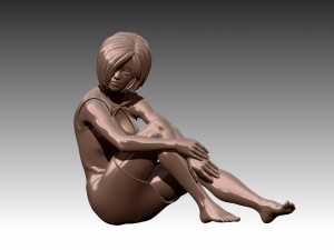 Woman 3Dプリントモデル