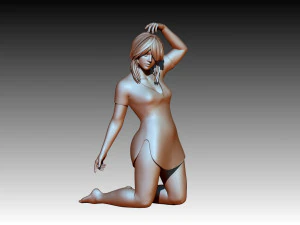 Mujer Modelo de impresión 3D