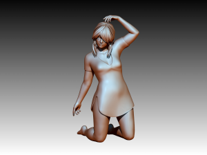 Woman 3D-printmodel