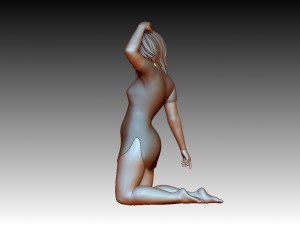 Woman 3D-printmodel