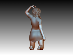 Woman 3D-printmodel