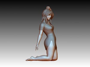 Woman 3D-printmodel