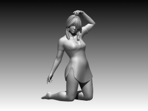 Woman 3D-printmodel