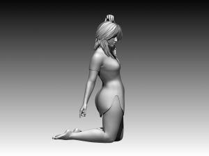 Woman 3D-printmodel
