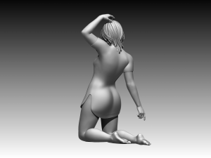 Woman 3D-printmodel