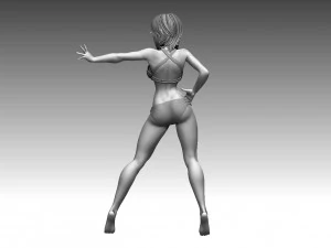 여성 3D 프린트 모델