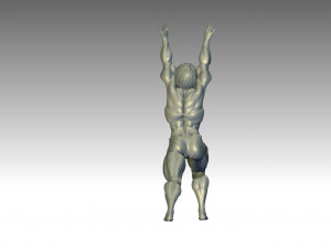 Woman Body Builder Modelo de Impressão 3D
