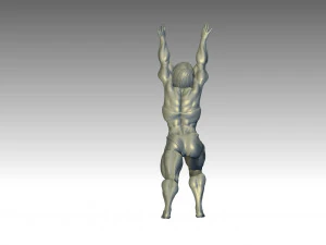 Woman Body Builder 3D Print Model