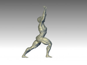 Woman Body Builder Modelo de Impressão 3D