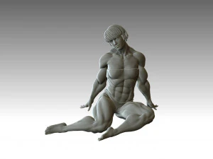 Woman Body Builder 3D Print Model