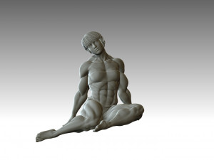 Woman Body Builder 3D 프린트 모델