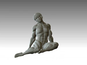 Woman Body Builder 3D Print Model