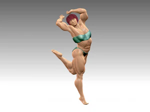 Costruttore di corpo della donna Modello di stampa 3D