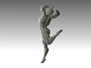 Woman Body Builder 3D Print Model