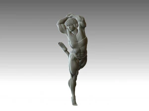 Woman Body Builder 3D Print Model