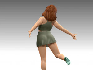 Woman Body Builder 3D Print Model