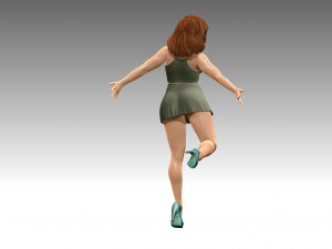 Woman Body Builder 3D Print Model