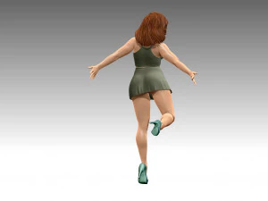 Woman Body Builder 3D Print Model