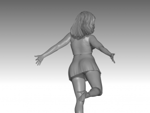 Woman Body Builder 3D Print Model