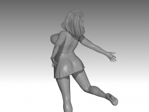 Woman Body Builder 3D Print Model
