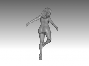 Woman Body Builder 3D Print Model