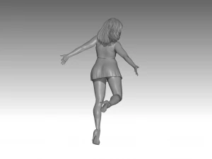 Woman Body Builder 3D Print Model